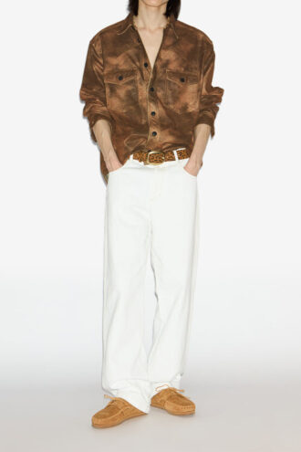 Camicia in ecopelle Kadrian