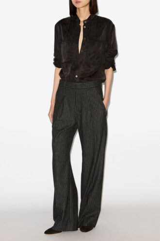 Camicia in raso lavato Zetta