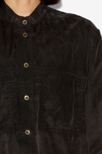 Camicia in raso lavato Zetta