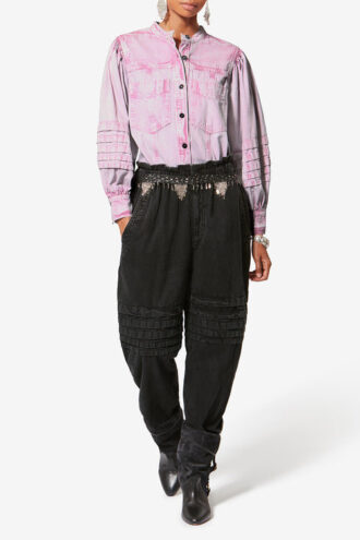 Camicia Mileda in chambray slavato