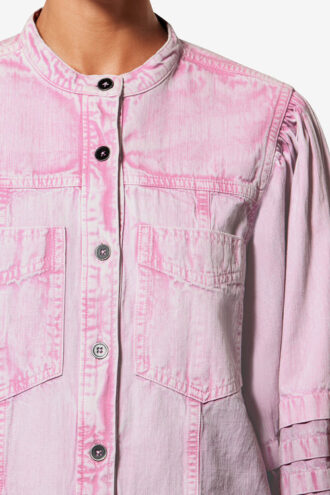 Camicia Mileda in chambray slavato