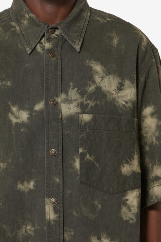 Camicia trapuntata in chambray Tabilio