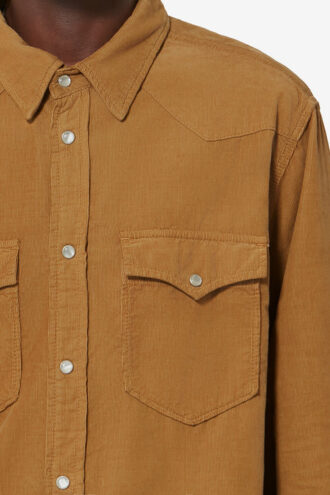 Camicia Vasco in velluto a coste western