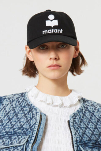 Cappellino in cotone ricamato con logo Tyron