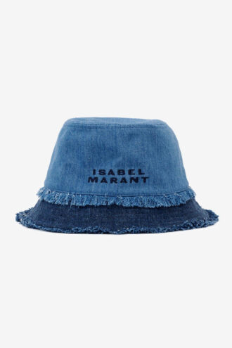 Cappello a secchiello in cotone Bergen con logo