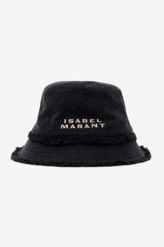 Cappello a secchiello in cotone Bergen con logo