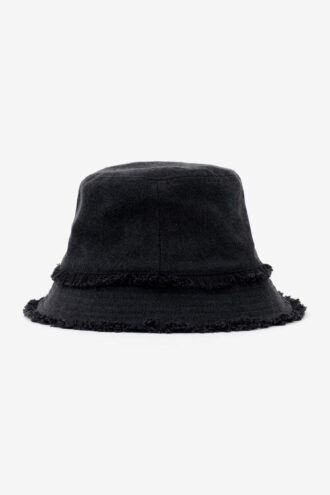 Cappello a secchiello in cotone Bergen con logo
