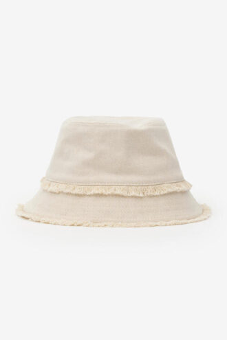 Cappello a secchiello in cotone Bergen con logo