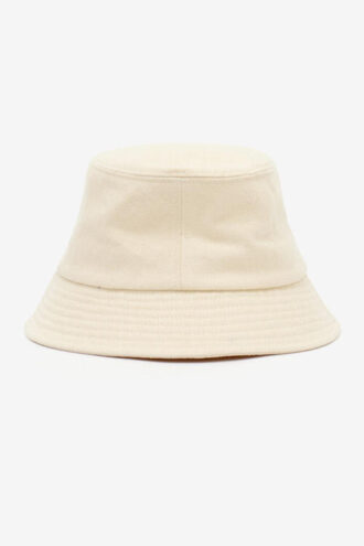 Cappello a secchiello ricamato con logo Haley