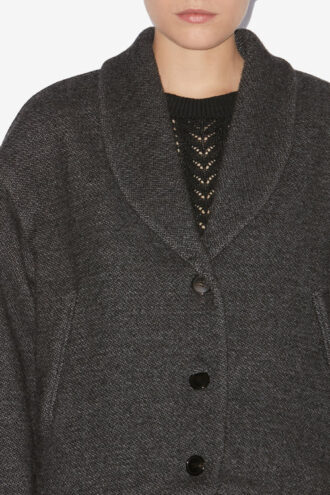 Cappotto corto in lana vergine Lanna
