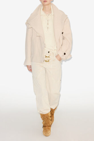 Cappotto corto in misto lana Hanis