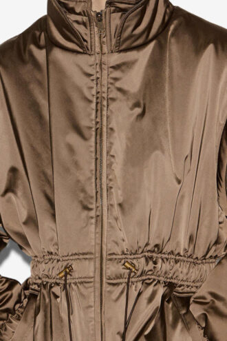 Cappotto Dastyni in raso trapuntato