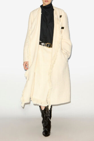 Cappotto in cotone e lino Gameia