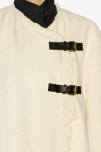 Cappotto in cotone e lino Gameia