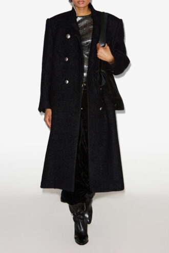 Cappotto in lana spazzolata Giusa