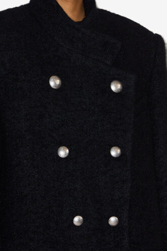 Cappotto in lana spazzolata Giusa