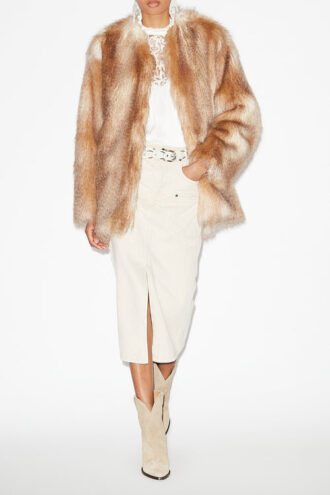 Cappotto in pelliccia sintetica Aglae