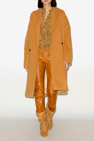 Cappotto lungo Elise in misto lana
