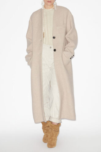 Cappotto lungo Eris in lana vergine