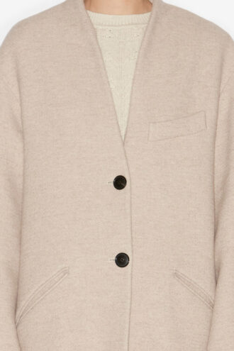 Cappotto lungo Eris in lana vergine