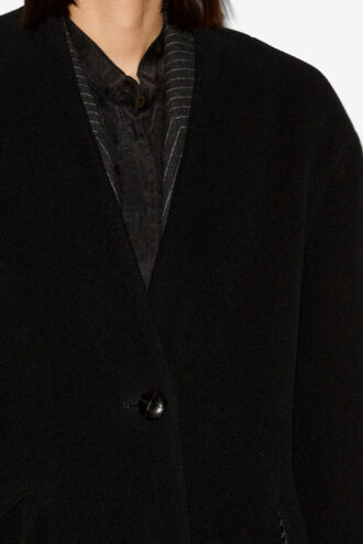 Cappotto lungo in misto lana Florane