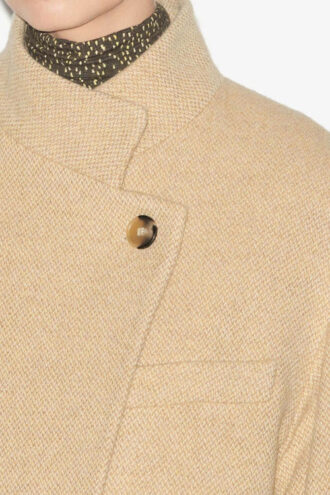 Cappotto lungo in misto lana Lewina