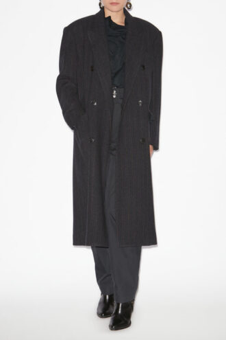 Cappotto lungo in misto lana Lexana