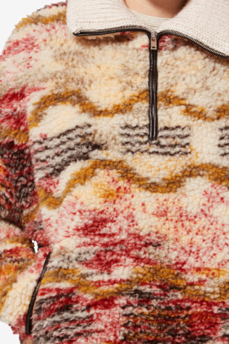 Cappotto Marner in felpa con stampa nuvola