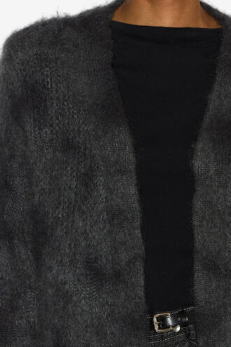Cardigan avvolgente in kid mohair Mylene