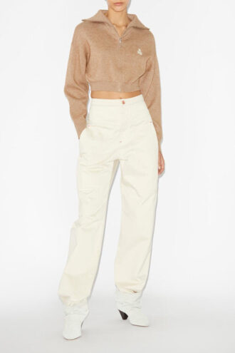 Cardigan corto in maglia Oxane