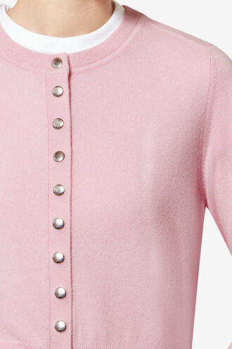 Cardigan Idesia in lana merino e cashmere