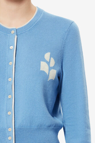 Cardigan in cotone e lana Lona