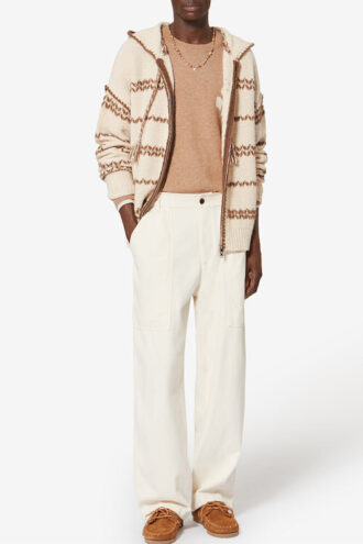 Cardigan in lana screziata Rolian