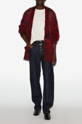 Cardigan lungo in mohair kid Mahel