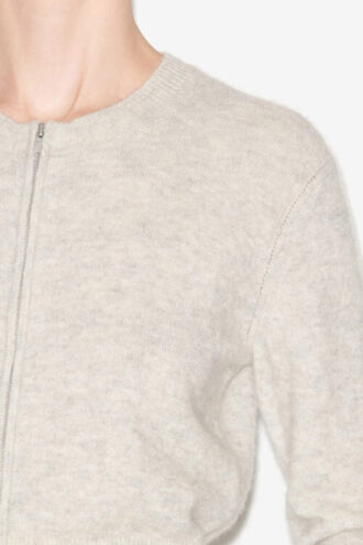 Cardigan Oaka in maglia alpaca tinta unita