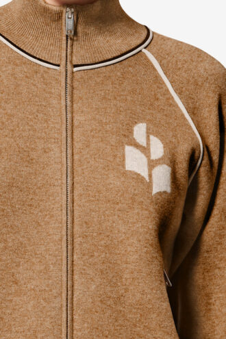 Cardigan sportivo Lanya con logo