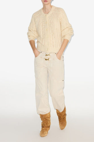 Cardigan Yara lavorato a trecce
