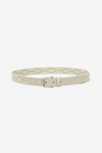 Cintura in pelle con borchie Liliana