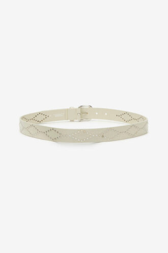Cintura in pelle con borchie Liliana