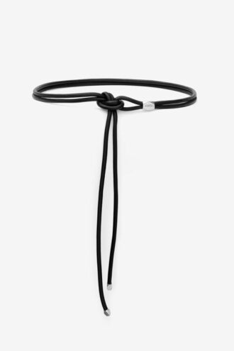 Cintura Silvia in pelle e metallo