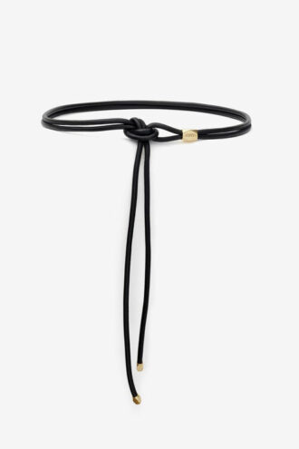 Cintura Silvia in pelle e metallo