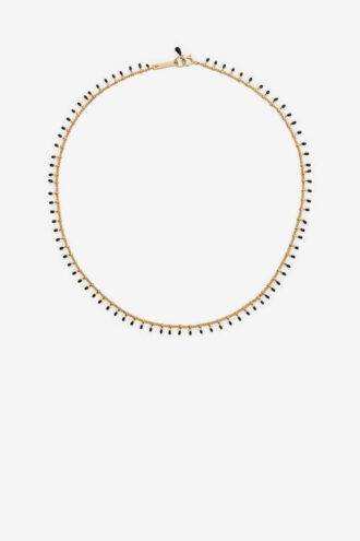 Collana con catena in ottone con finitura dorata Casablanca