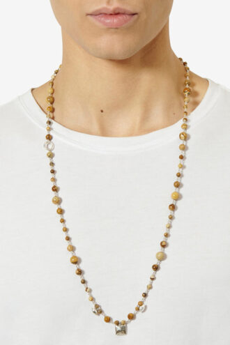 Collana con catena in pietra naturale Jack