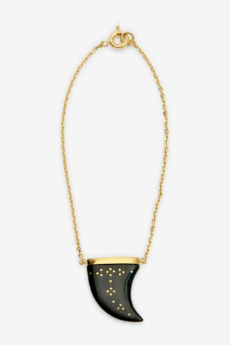 Collana con pendente in corno di bufalo Ellen