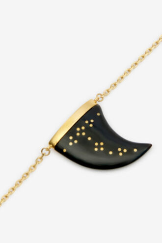 Collana con pendente in corno di bufalo Ellen