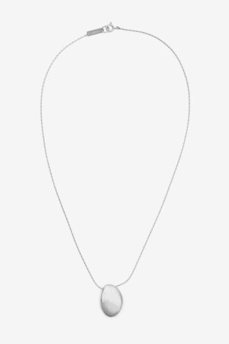 Collana con pendente Shiny Day in ottone con finitura argento