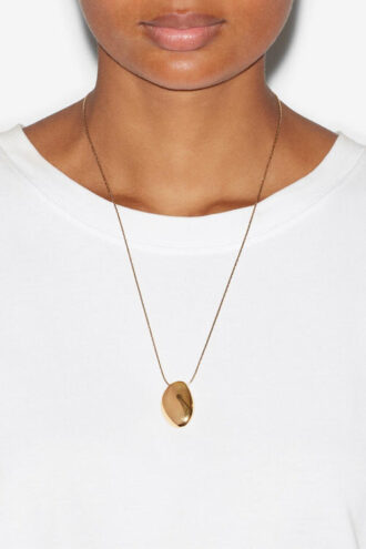 Collana con pendente Shiny Day in ottone con finitura dorata