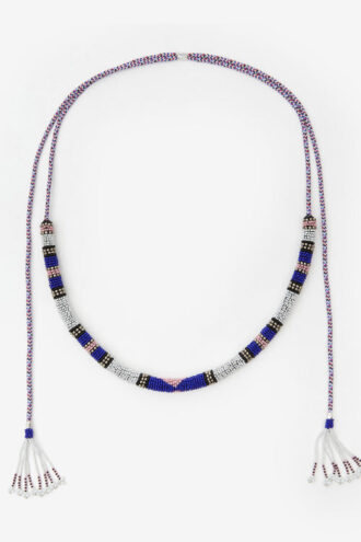 Collana Nuna con cordoncino e perline