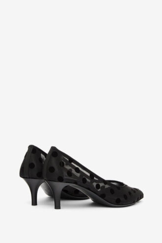 Décolleté in tulle a pois Peleo