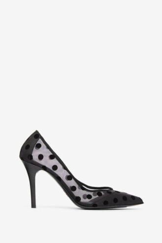 Décolleté in tulle a pois Pristy